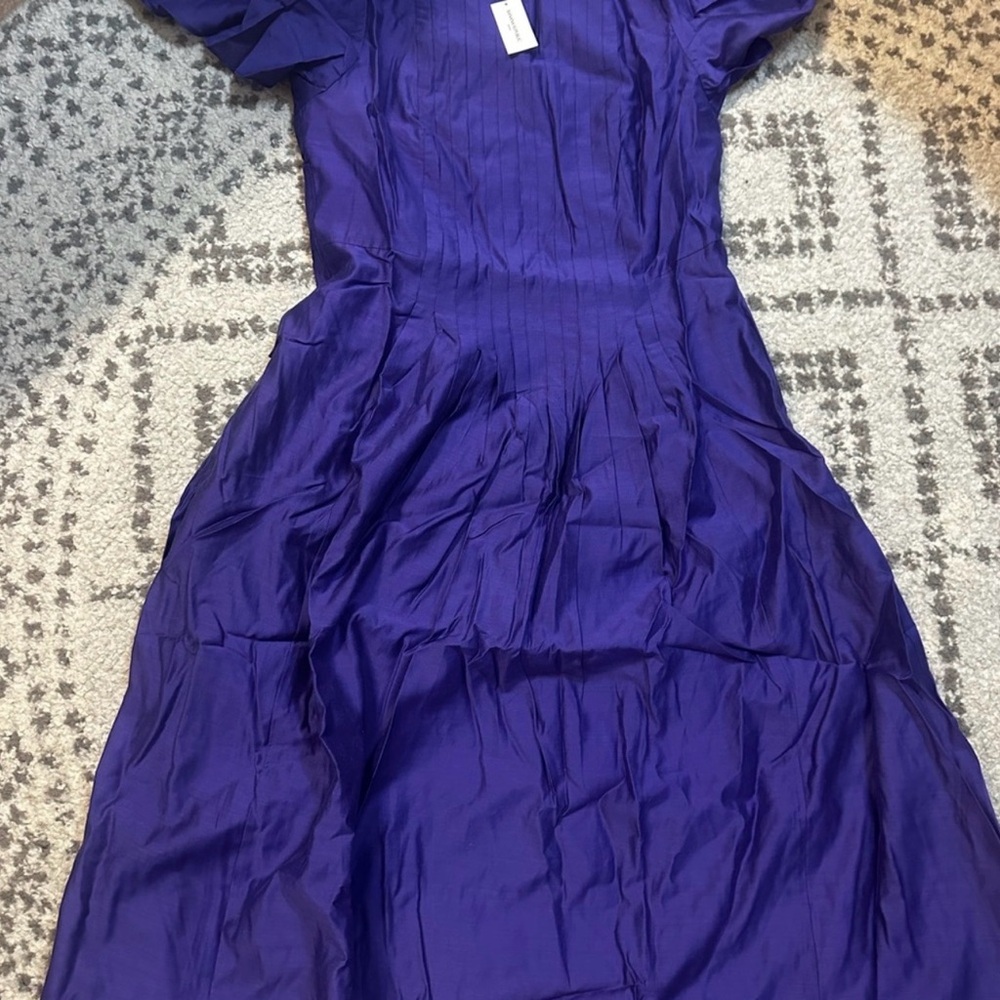 Banana Republic Royal Purple Midi Dress